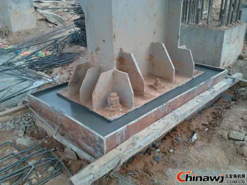 钢结构基础灌浆